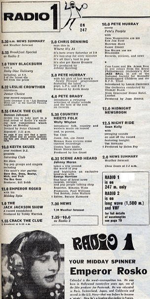Radio Times Sep 30th 1967 page 12