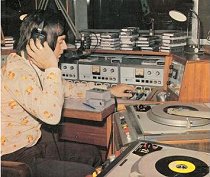 Tony Blackburn in the Radio 1 Studio