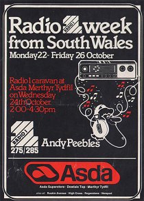 Flyer for Week in South Wales, 1979.