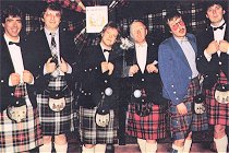 DJs get all dressed up for Scotland 1987.