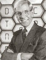 Bob Holness on the Blockbusters set