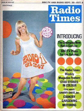 Radio Times Cover Saturday 30th September 1967 