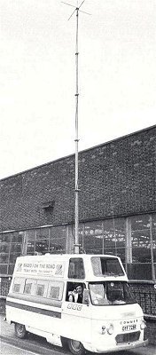 Radio Car outside Pilkington's 1977.