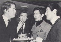Pete Brady, Keith Skues, Dave Cash and Tony Blackburn 1967